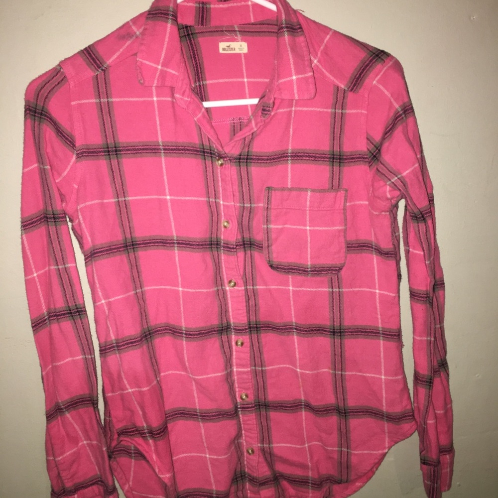 Hollister long sleeve shirt button down
